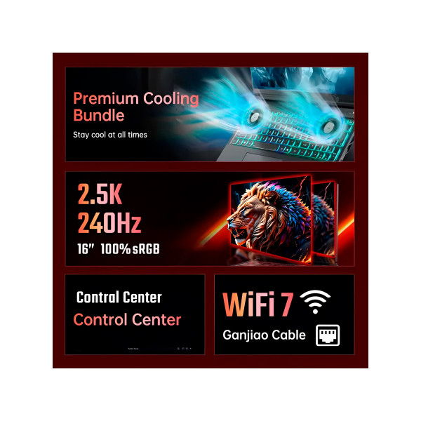 Игровой ноутбук Acer Nitro, Core i7-14650HX, RTX5060, 16ГБ/1ТБ, 16" IPS 2.5K 240Hz, Windows 11, RU клавиатура