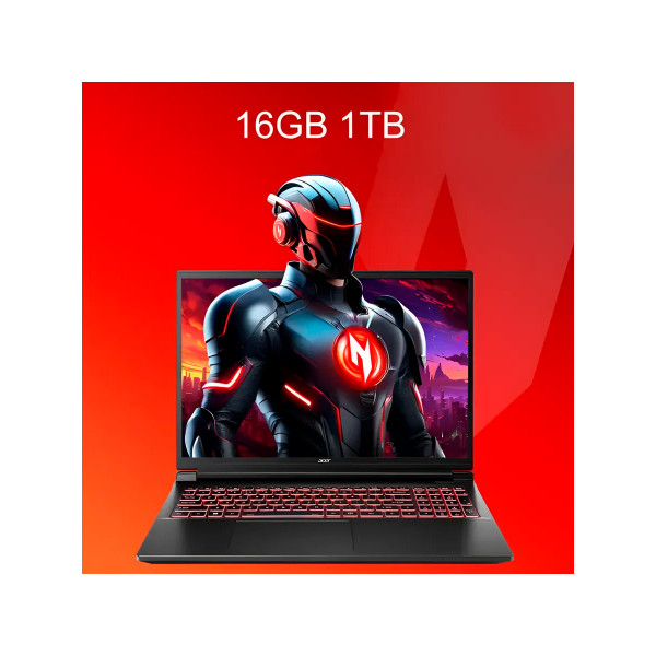 Игровой ноутбук Acer Nitro, Core i7-14650HX, RTX5060, 16ГБ/1ТБ, 16" IPS 2.5K 240Hz, Windows 11, RU клавиатура