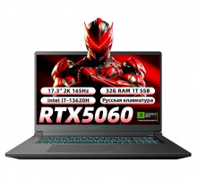 Игровой ноутбук Thunderobot 911X, Core i7-13620H, RTX 5060, 32ГБ/1ТБ, 17.3" QHD IPS 165Hz, Windows 11, RU клавиатура