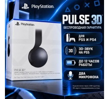 Sony PlayStation PULSE 3D Wireless Headset Midnight Black — беспроводная гарнитура для PS5/PS4